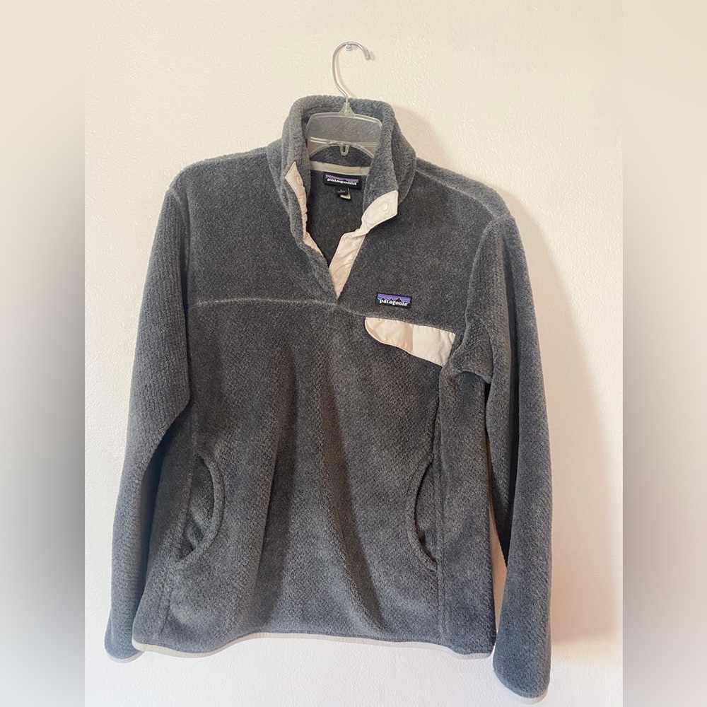 Patagonia Re-Tool Snap-T Fleece Pullover Dark Grey